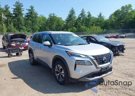 2021 Nissan Rogue Sv Intelligent Awd из США, поврежденный, VIN 5N1AT3BB9MC710316